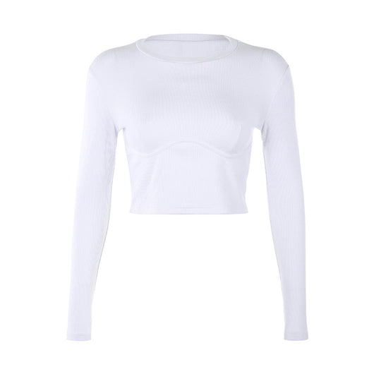 Blusa Acanalada Pecho Mujer - Básico Versátil Otoño Invierno - Image 17