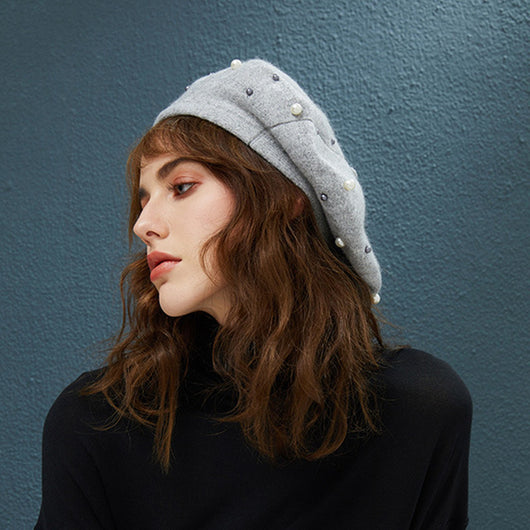 Boina de Perlas Otoño Invierno - Gorro Elegante Multiuso para Adultos - Image 5