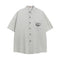 Camisa Casual con Bolsillo Bordado