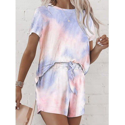 Pijama Tie-Dye de Dos Piezas para Mujer - Cómodo y Fresco - Image 14
