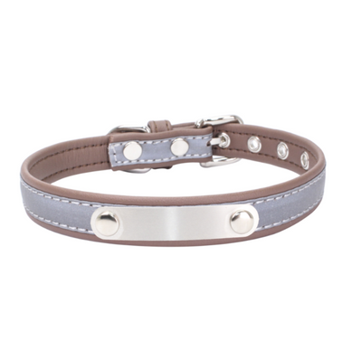 Collar Antiextravío para Perros en Acero Inoxidable con Grabado Personalizado - Image 3