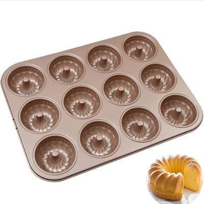 Molde de Reloj Cucú para 24 Donas - Capacidad de 12 Tazas