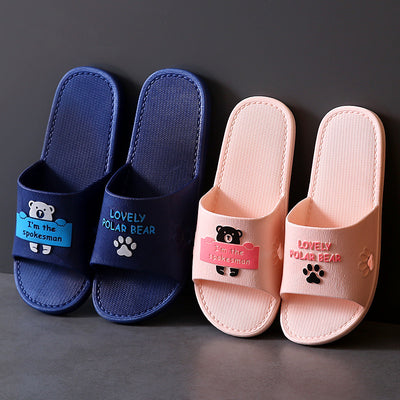 Pantuflas de Baño Antideslizantes Oso Negro - Image 4