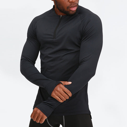Camiseta Deportiva Ajustada de Manga Larga para Yoga y Fitness