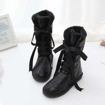 Botas de Algodón Grueso con Forro de Felpa y Tubo Alto - Image 14