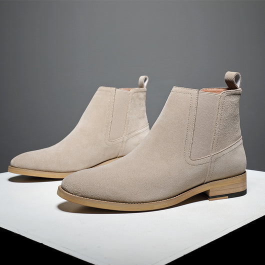 Botas Británicas de Ante Gamuza Gris para Hombre - Image 4