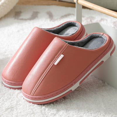Pantuflas de Cuero PU para Pareja - Cómodas y Elegantes para Casa - Image 21