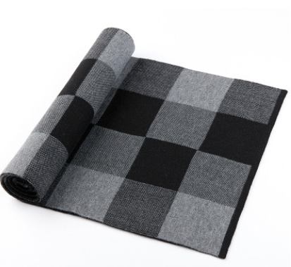 Bufanda de Lana Cuadros para Hombre - Invierno Cálido y Elegante - Image 8