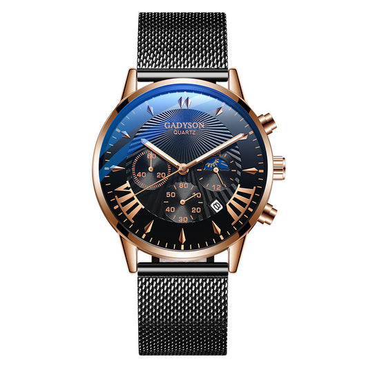 Reloj Deportivo de Acero Inoxidable con Correa de Malla y Cierre de Actividad - Image 22