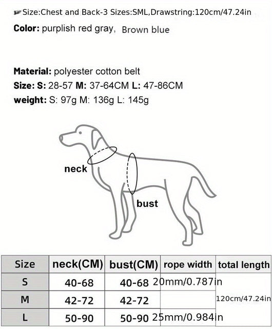 Arnés Multicolor para Perros Anti-Escape con Correa Incluida - Image 14