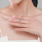 Collar Colgante de Plata Esterlina 925 Lujo Minimalista