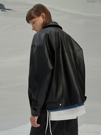 Chaqueta de Cuero para Motociclista - Image 2