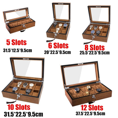 Caja Organizadora de Relojes con Acabado Madera Mate - Image 3
