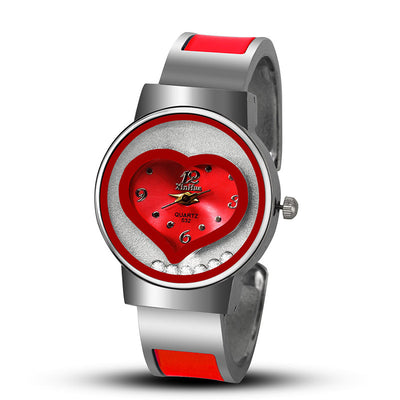 Reloj de pulsera para mujer con diseño de corazón y movimiento de cuarzo - Image 20