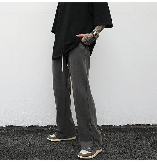 Pantalones de chándal holgados con aberturas laterales - Image 5