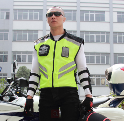 Chaleco Reflectante de Seguridad para Motociclista
