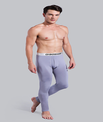 Pantalones Térmicos Ajustados para Hombre - Leggings de Algodón con Forro Polar - Image 2
