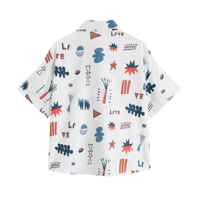 Camisa Estampada de Manga Corta - Image 7