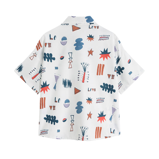 Camisa Estampada de Manga Corta - Image 7