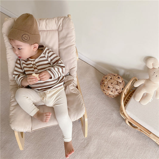 Suéter Tejido Infantil Casual Versátil para Otoño