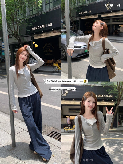Blusa Base Slim de Cuello Semicerrado Diseño Exclusivo para Mujer - Image 9