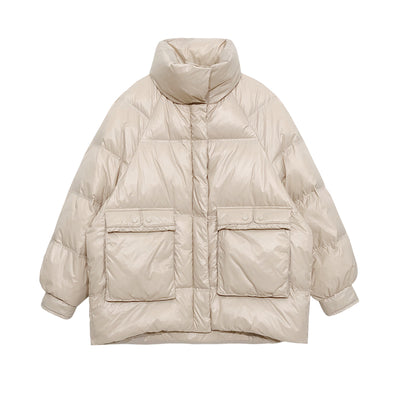 Chaqueta de plumas suelta y ultraligera - Image 11
