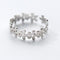 Lovely quality flower hollow plain Plateado ring Sliver