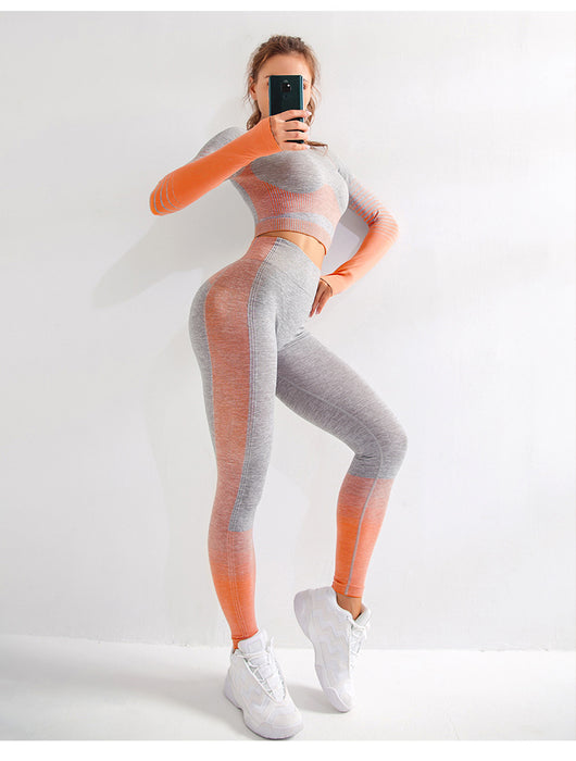 Conjunto Deportivo Mujer 2 Piezas Yoga y Fitness sin Costuras - Image 2