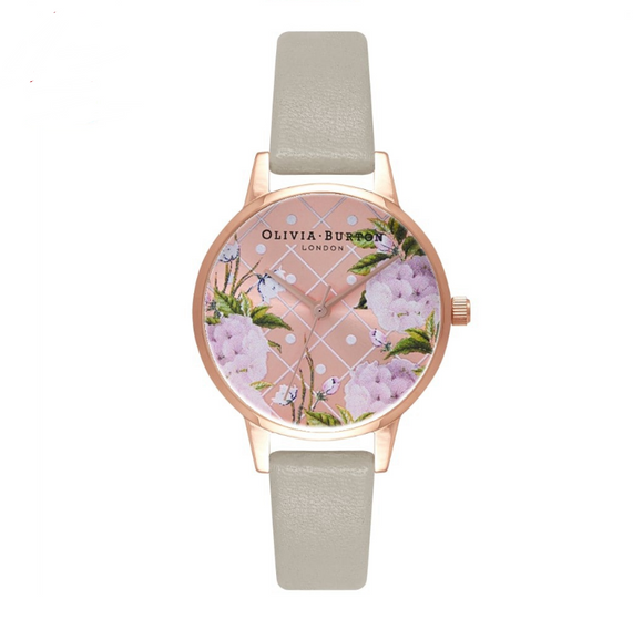 Reloj de Moda para Mujer con Malla Británica y Movimiento de Cuarzo