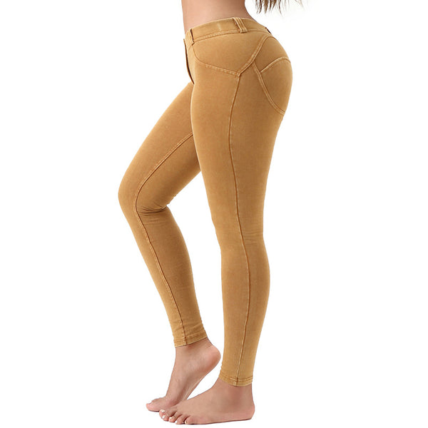 Pantalones de Buzo Denim Peach Cadera