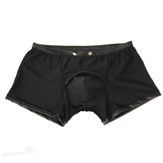 Bóxer Slip de Cuero Charol para Hombre - Image 2