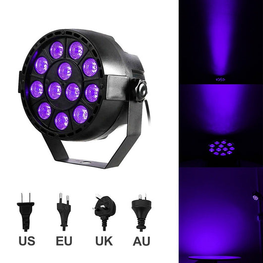Kit de 12 Luces Par LED UV para Efecto de Teñido y Fondos - Image 5