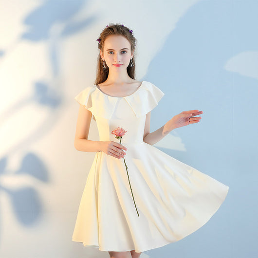 Vestido Corto para Damas de Honor en Rosa - Image 29