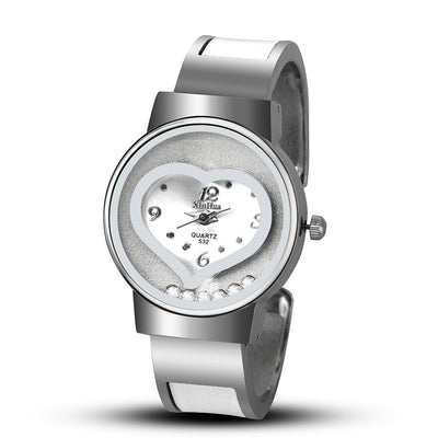 Reloj de pulsera para mujer con diseño de corazón y movimiento de cuarzo - Image 18