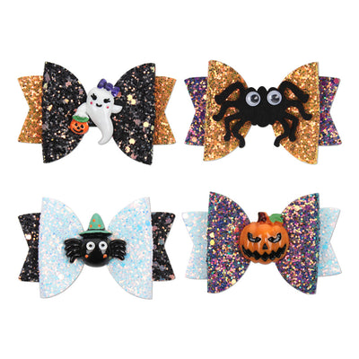 Horquilla Decorativa Infantil con Diseño de Calabaza, Fantasma y Araña - Image 2