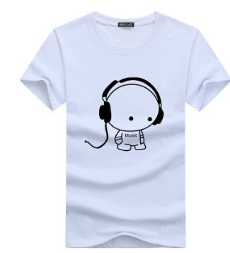 Camiseta Manga Corta Hombre Talla Grande Suelta Casual Verano