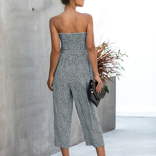 Jumpsuit para Mujer con Bolsillos de Pecho y Cierre Ajustable