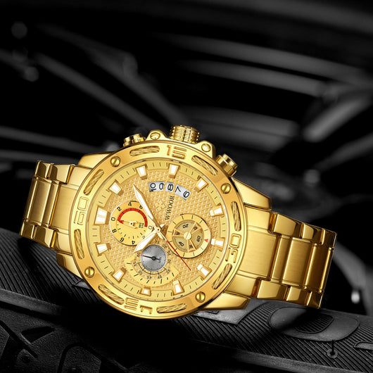 Reloj de Acero Inoxidable para Hombre con Movimiento de Cuarzo - Image 13
