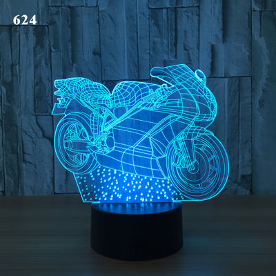 Lámpara de Escritorio LED Diseño Motociclista - Image 7