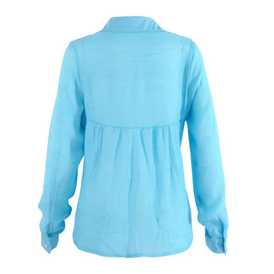 Blusa de Algodón Slub Elegante y Transpirable para Mujer - Image 25