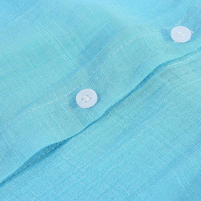 Blusa de Algodón Slub Elegante y Transpirable para Mujer - Image 29