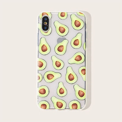 Funda para Celular con Diseño de Aguacate