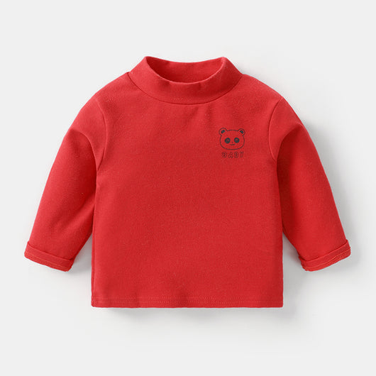 Remera Cuello Alto para Bebé - Prenda Base Versátil