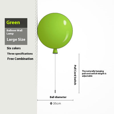 Lámpara de Pared con Patrón de Globos Coloridos - Image 23
