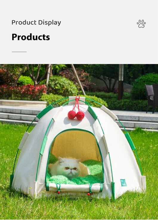 Cama Nido Domo para Gatos - Uso Todo el Año - Image 11
