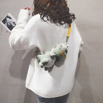Mochila Infantil Dinosaurio Adorable con Peluche Integrado - Image 2
