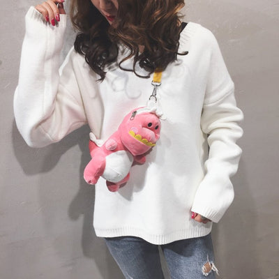 Mochila Infantil Dinosaurio Adorable con Peluche Integrado - Image 3