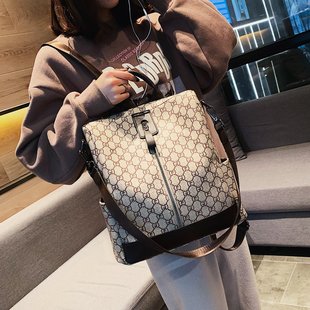 Bolso Retro Otoño Invierno de Gran Capacidad con Estampado