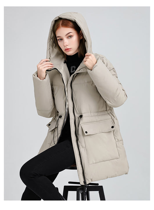 Chaqueta Acolchada de Algodón con Capucha - Versátil y Elegante - Image 11