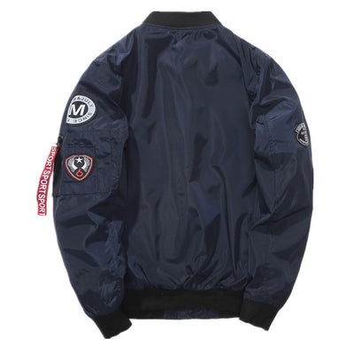 Chaqueta Air Force Deportiva Talla Grande para Hombre - Image 2